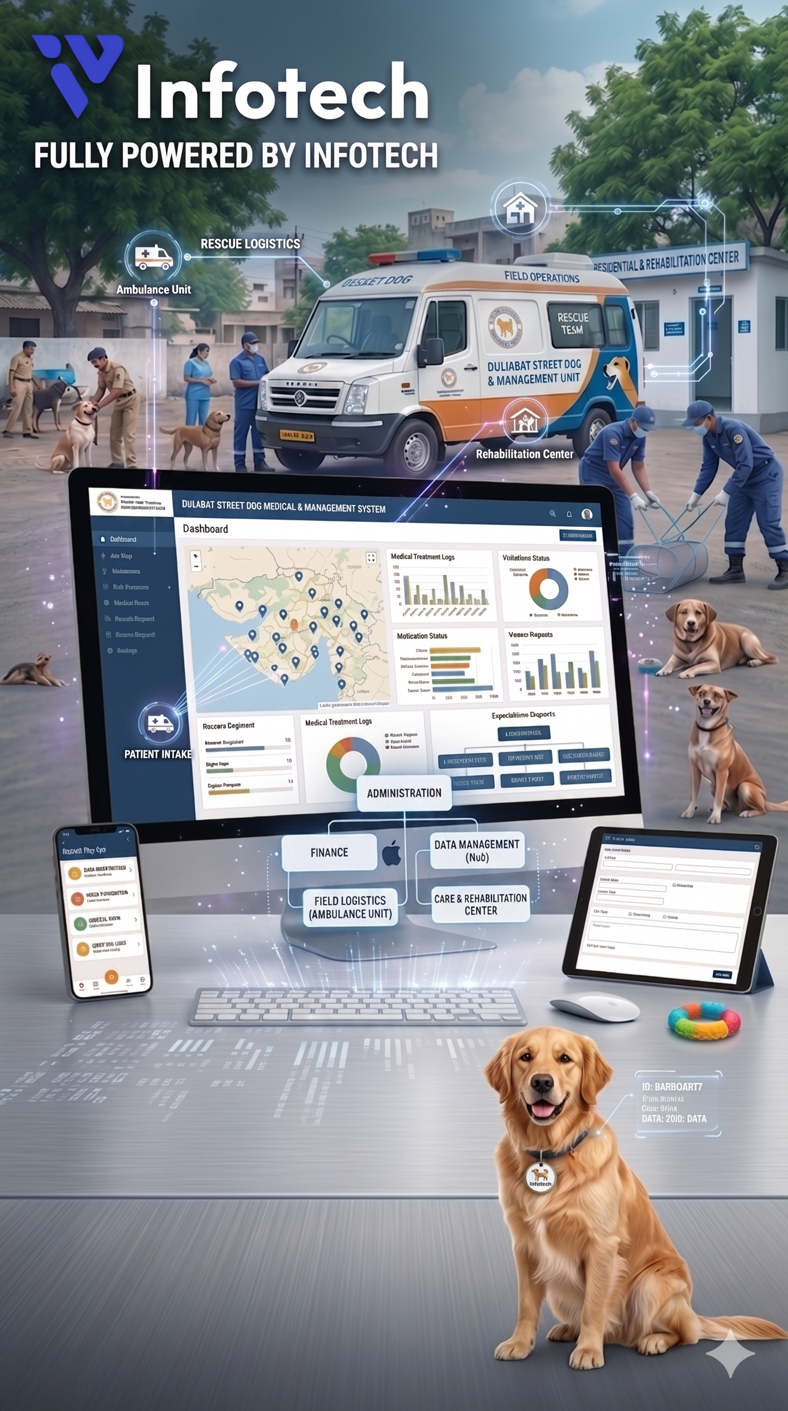 PawCount – Transforming Animal Welfare with Smart GIS Tracking mobile view